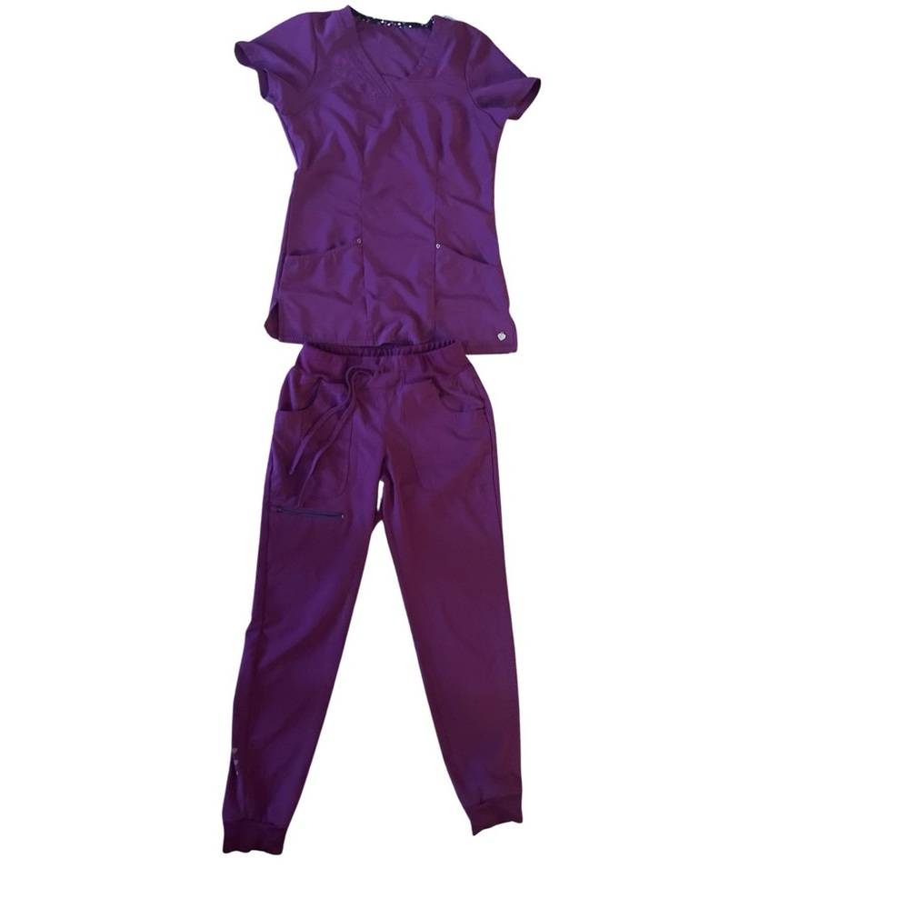Maroon Heart Soul Scrub set!